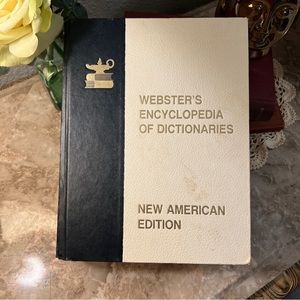 Webster's Encyclopedia of Dictionaries New American Edition 1978 Large Type